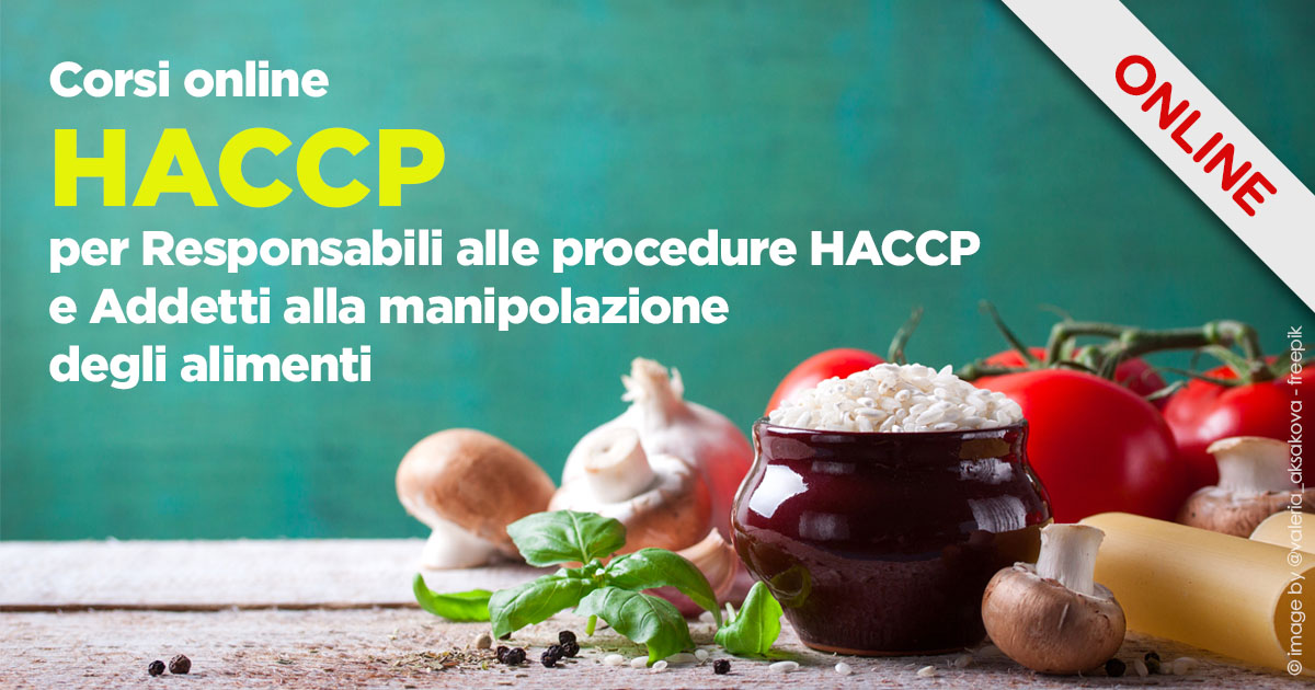 Corso Sicurezza Alimentare HACCP - INFAP - Formazione Professionale