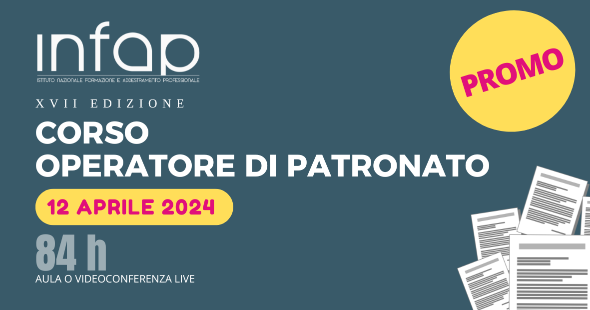 Corso Di Patronato Infap Istituto Nazionale Roma 5383