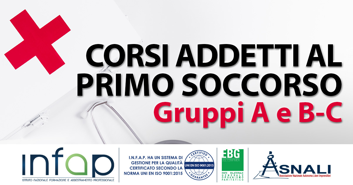 Corso Per Addetto Al Primo Soccorso Gruppo A E B C Infap Roma 4050